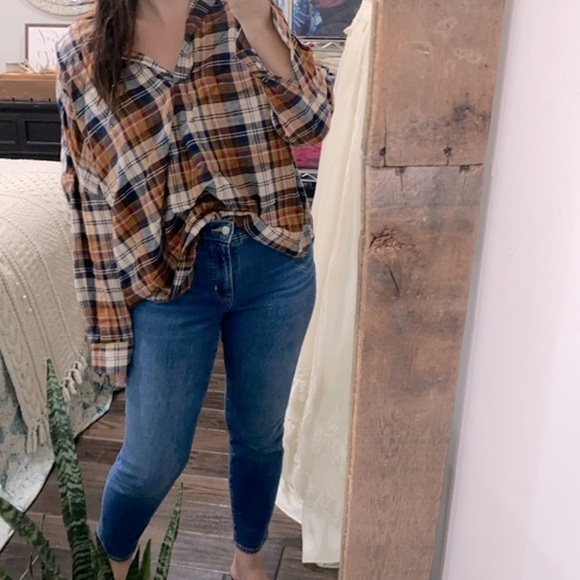 French Connection plaid shirt size medium - Picture 2 of 9